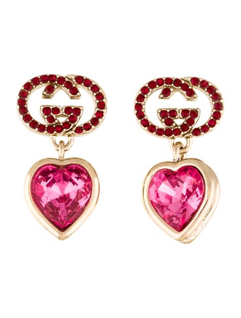 gucci heart earrings studs|gucci heart earrings beaverbrooks.